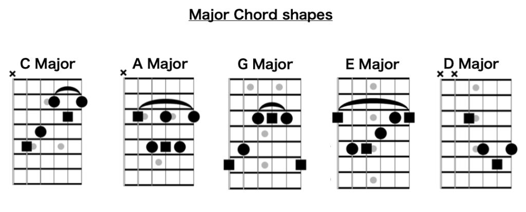 ギターの指板を解き明かす: CAGEDシステム入門 | AMERICAN GUITAR ACADEMY